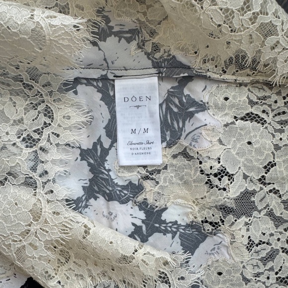 Doen NWOT Elowette Skirt - Noir Fleurs D'Anemone - Picture 3 of 14